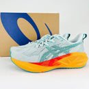 Asics Novablast 5 - Verde com Laranja